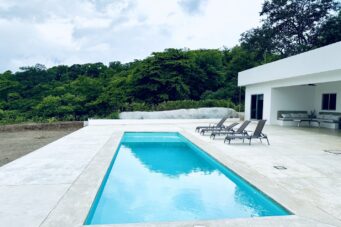 Beach Living in Stunning White Villa With Incredible Jungle Views