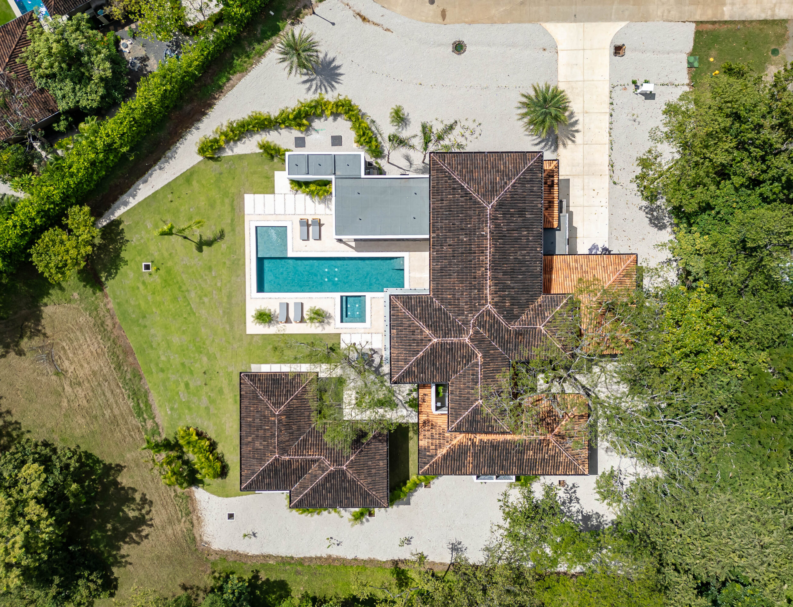 Tropical Chic 6-Bedroom Mansion Located in Exclusive Hacienda Pinilla Community