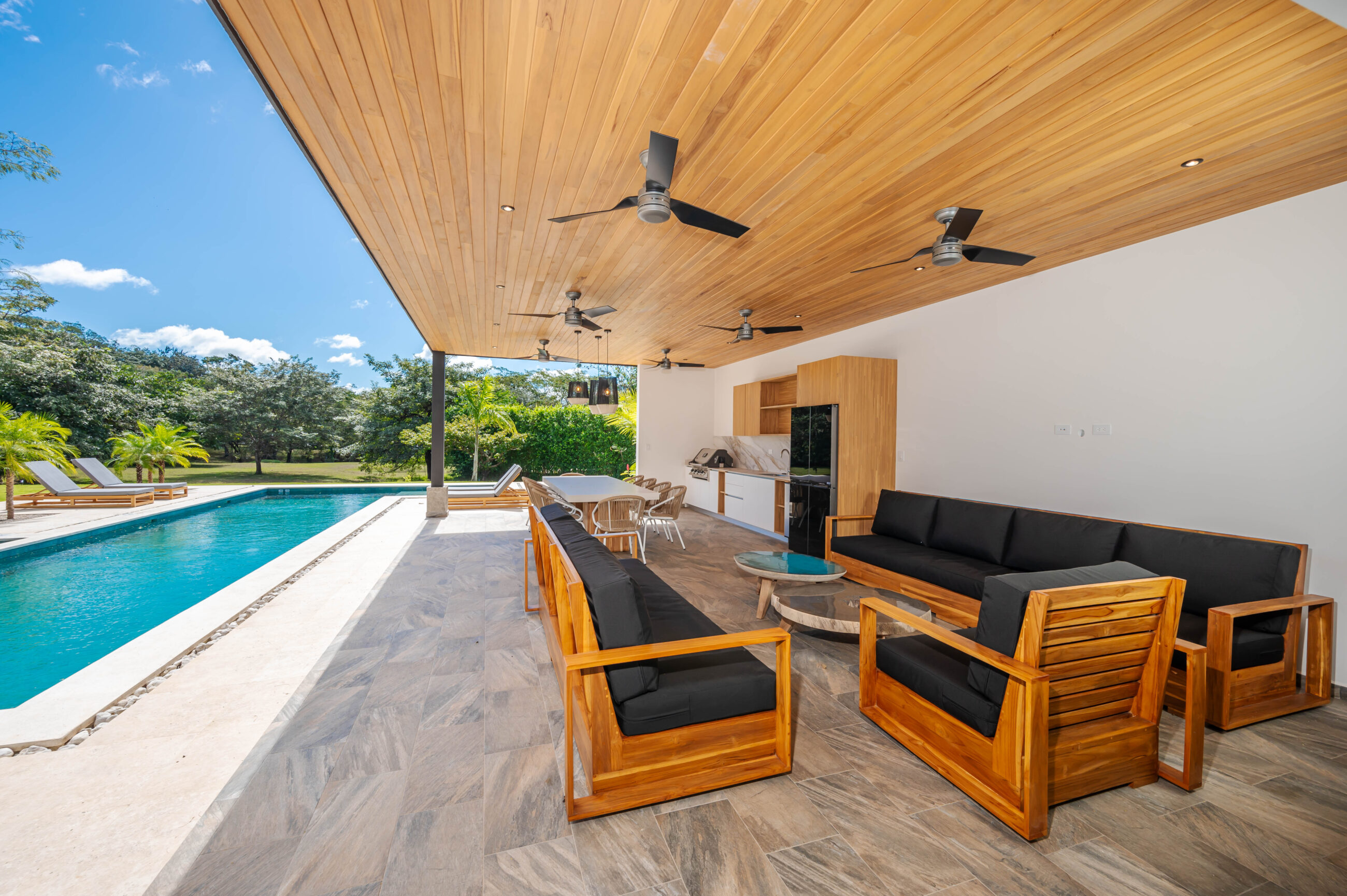 Tropical Chic 6-Bedroom Mansion Located in Exclusive Hacienda Pinilla Community