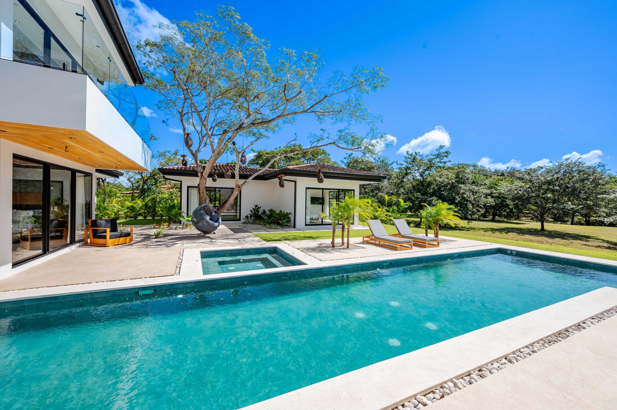 Tropical Chic 6-Bedroom Mansion Located in Exclusive Hacienda Pinilla Community