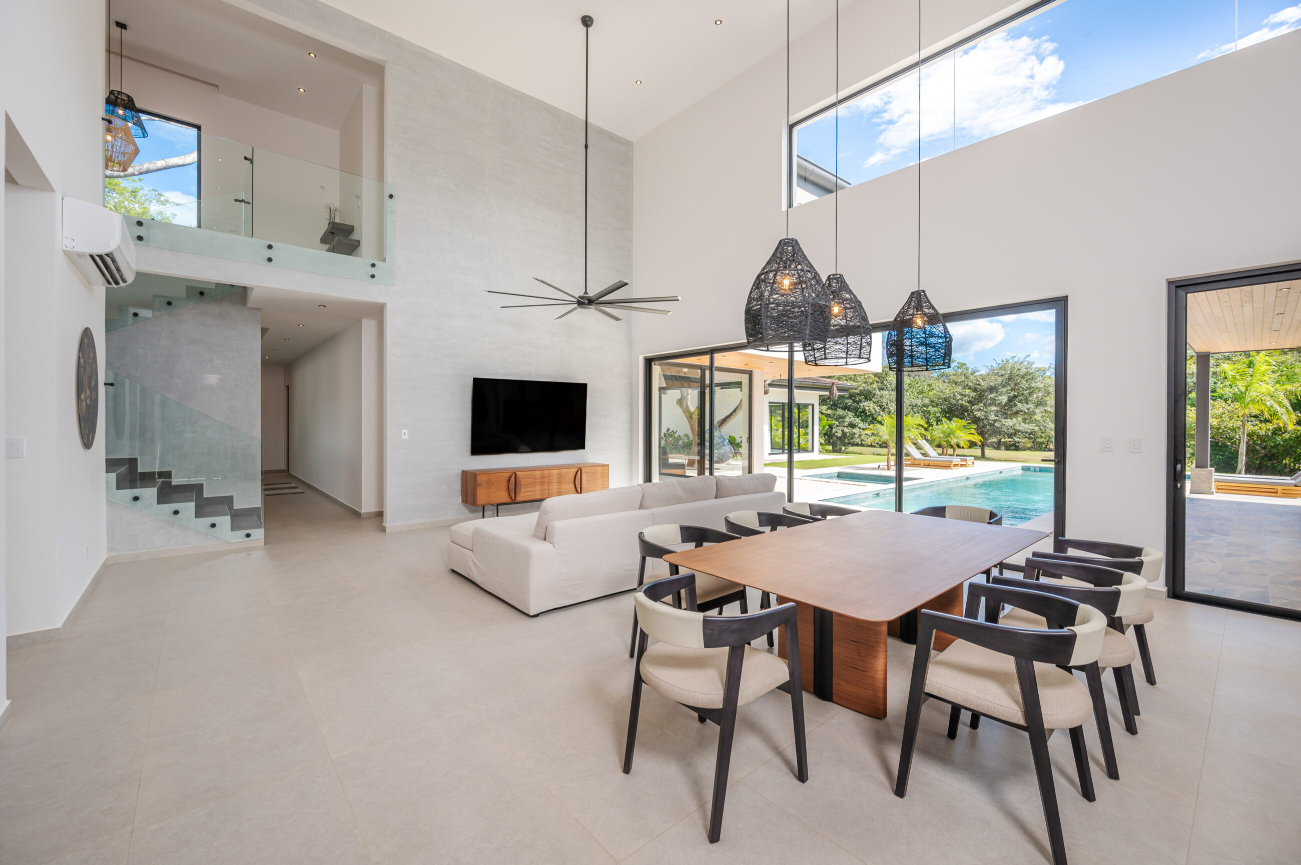 Tropical Chic 6-Bedroom Mansion Located in Exclusive Hacienda Pinilla Community