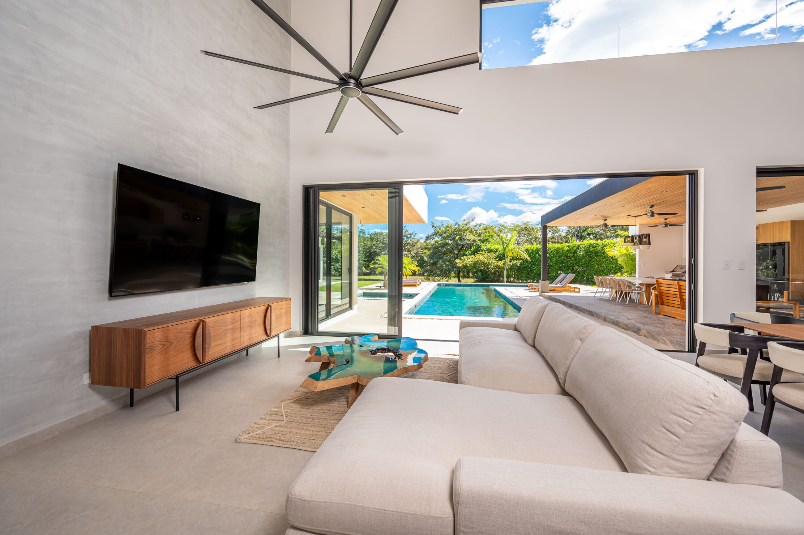 Tropical Chic 6-Bedroom Mansion Located in Exclusive Hacienda Pinilla Community