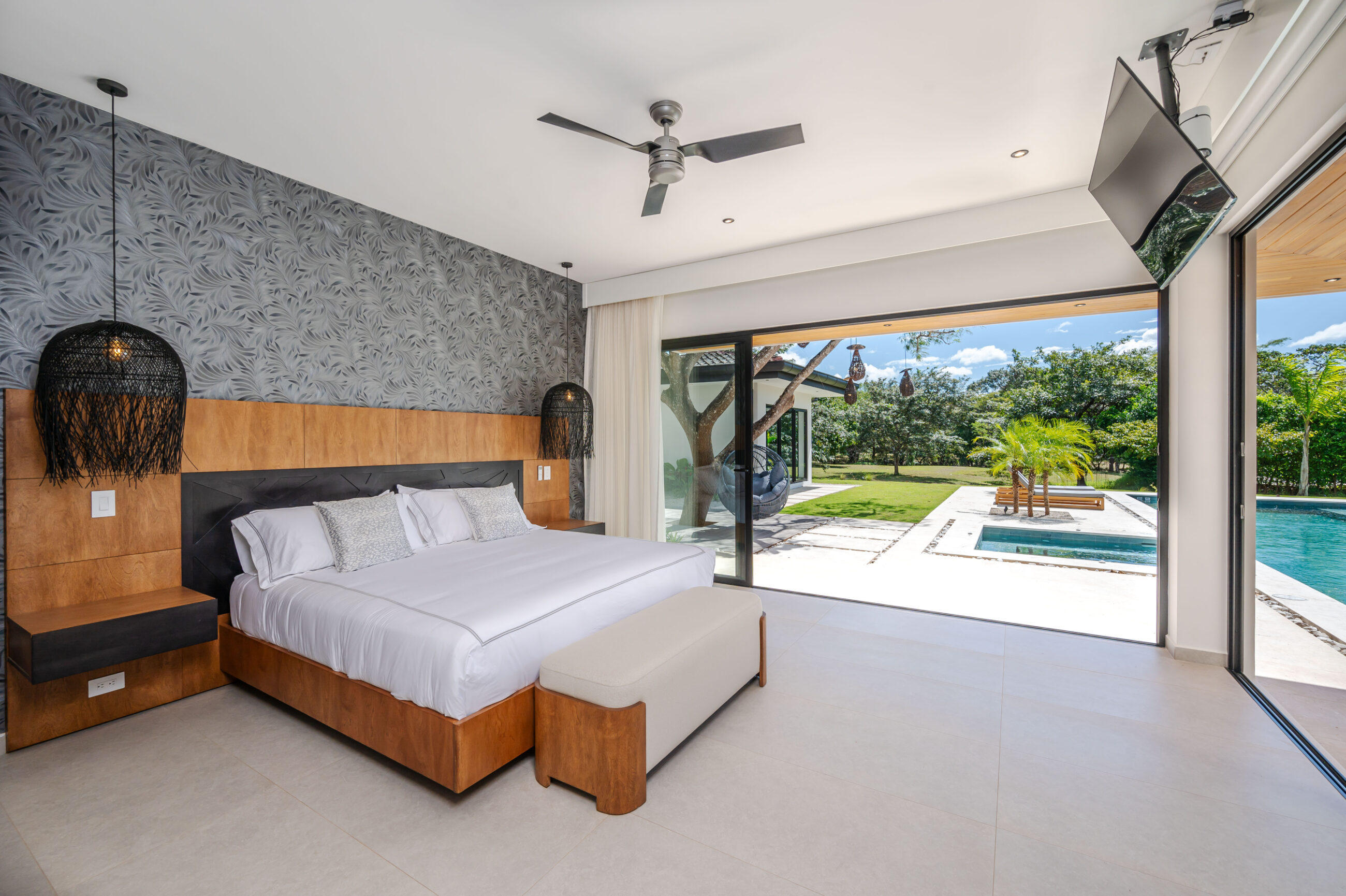 Tropical Chic 6-Bedroom Mansion Located in Exclusive Hacienda Pinilla Community