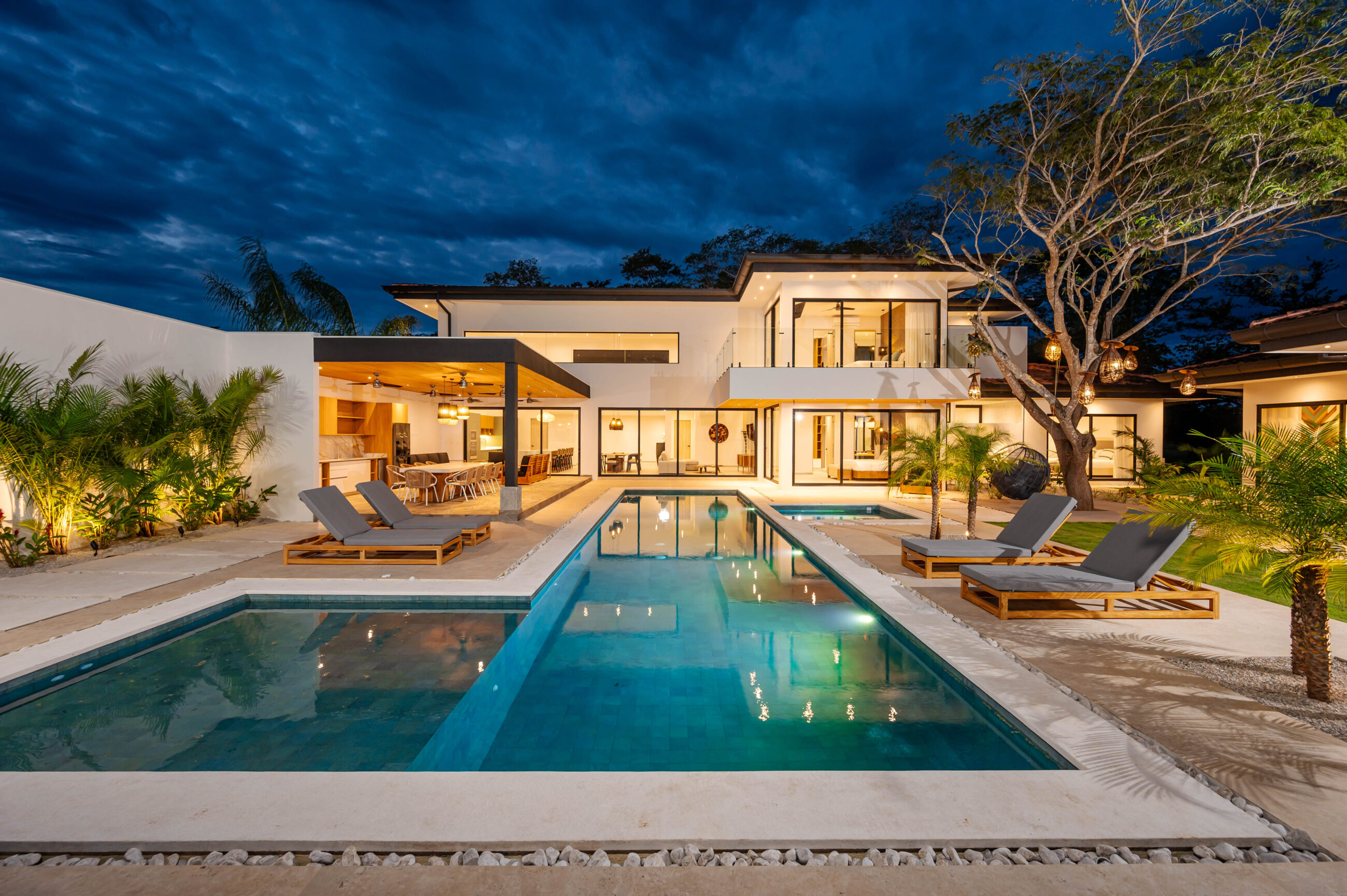 Tropical Chic 6-Bedroom Mansion Located in Exclusive Hacienda Pinilla Community