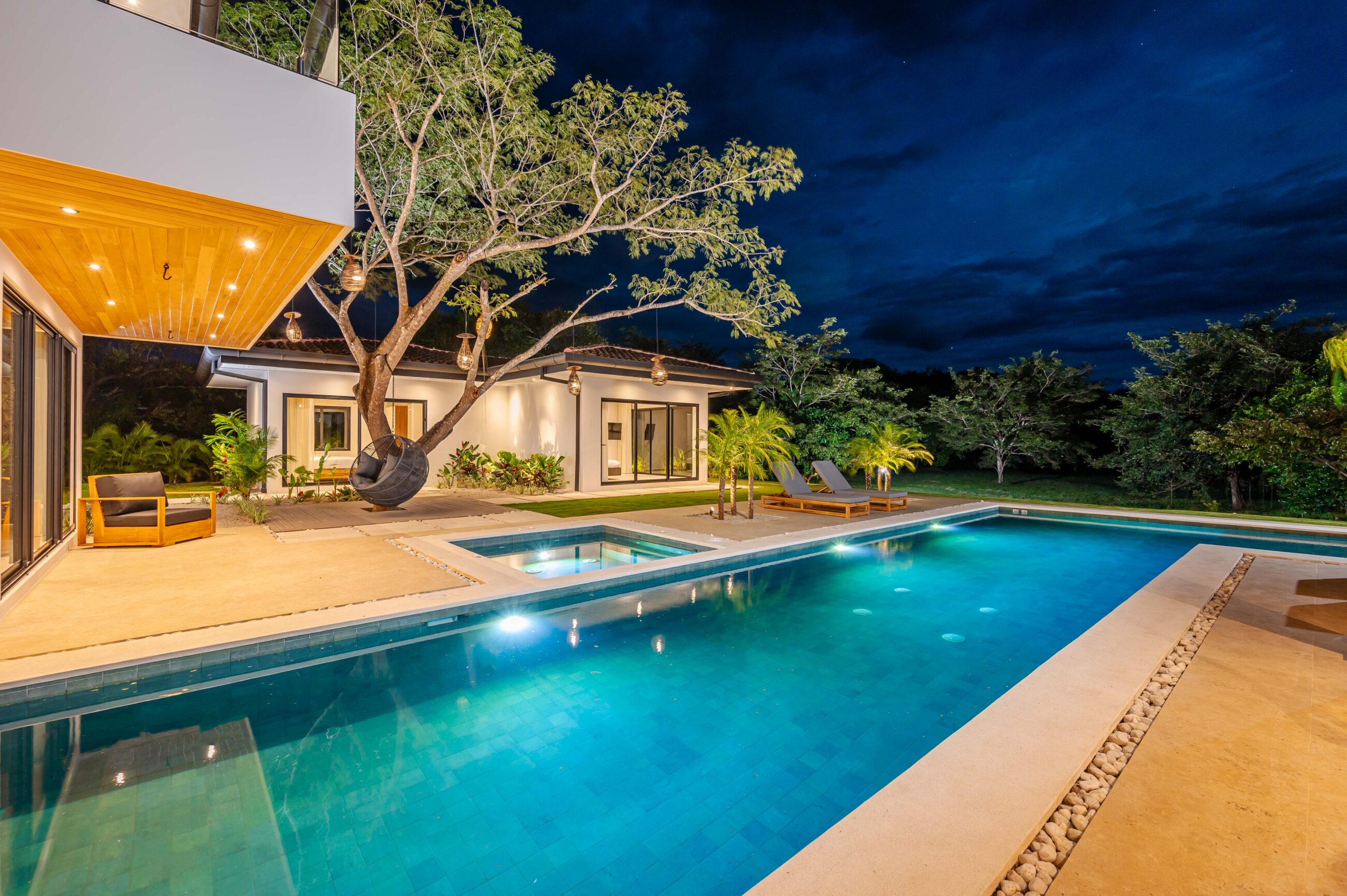 Tropical Chic 6-Bedroom Mansion Located in Exclusive Hacienda Pinilla Community