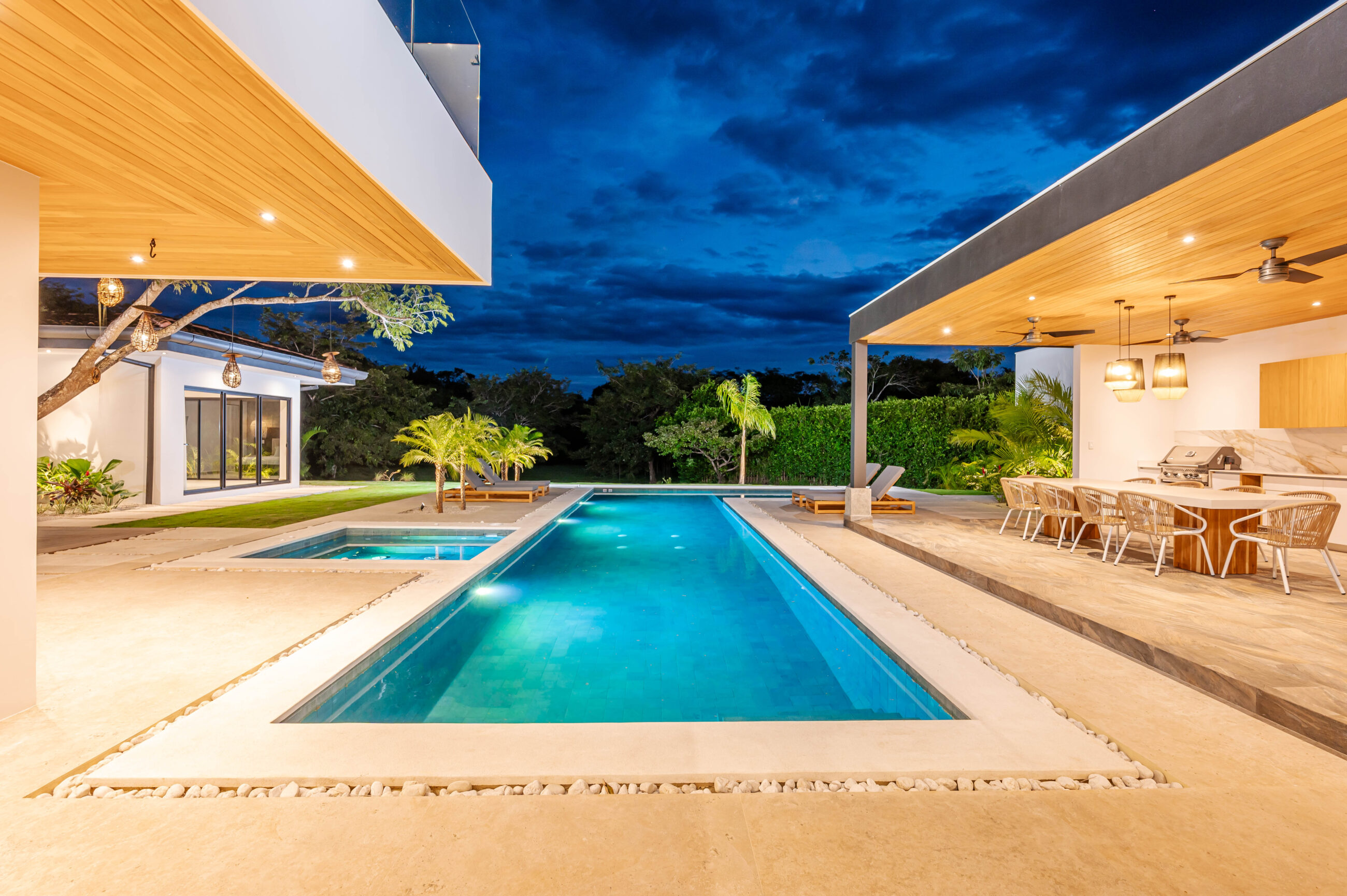 Tropical Chic 6-Bedroom Mansion Located in Exclusive Hacienda Pinilla Community
