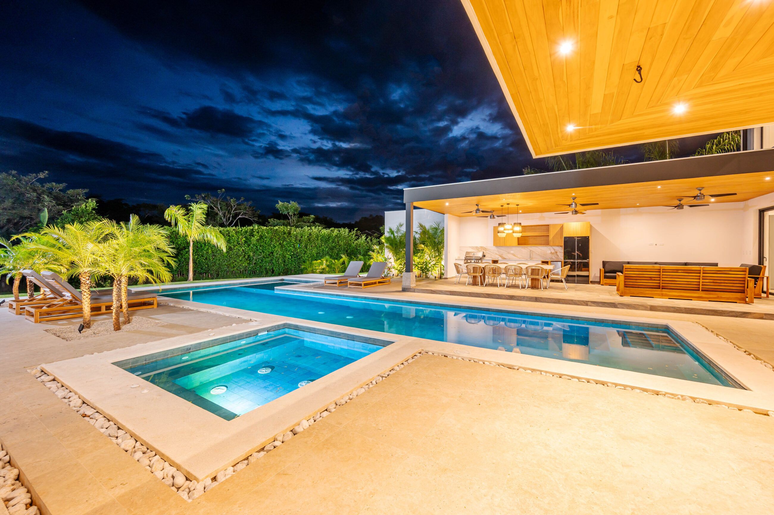Tropical Chic 6-Bedroom Mansion Located in Exclusive Hacienda Pinilla Community