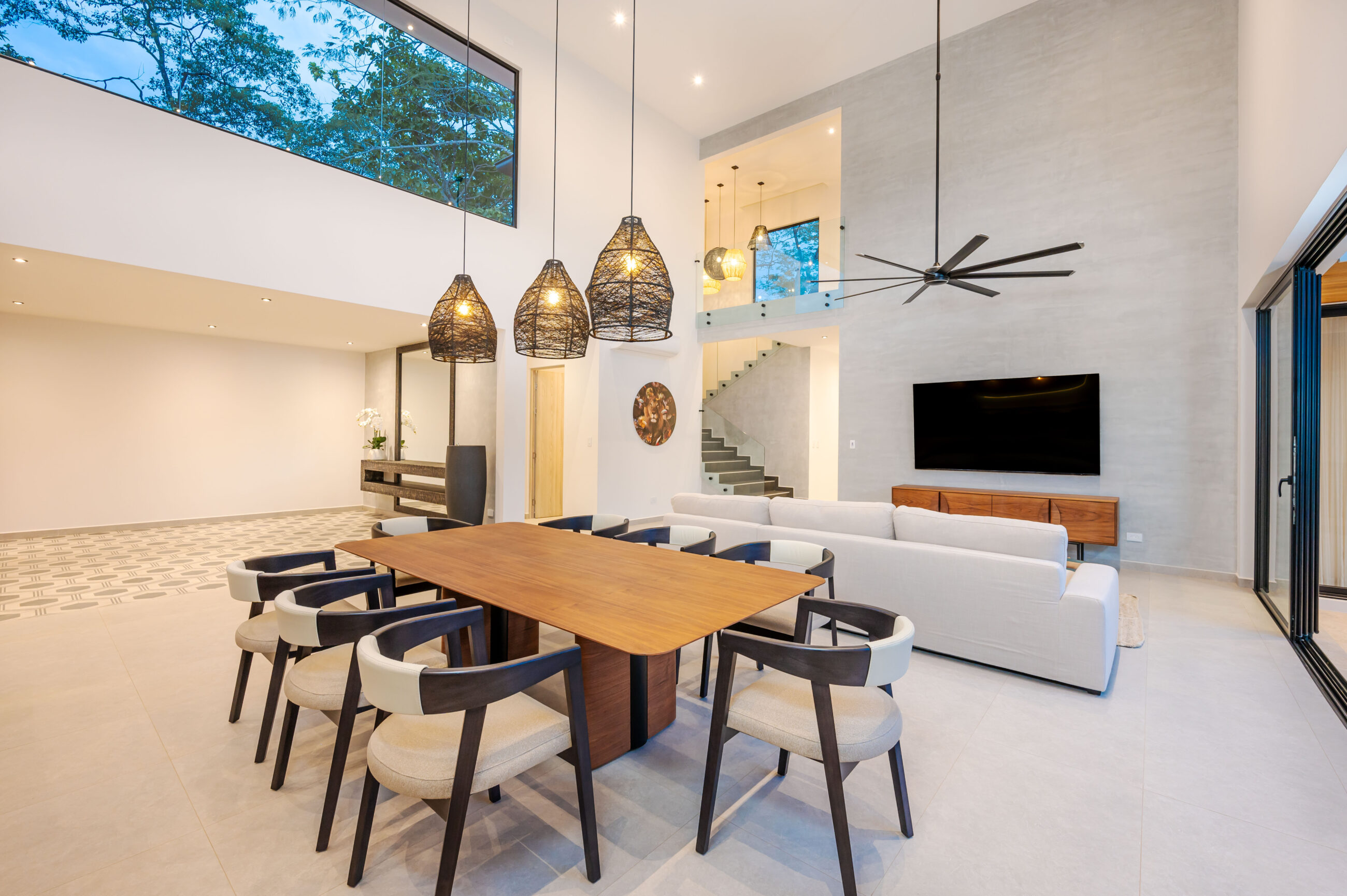 Tropical Chic 6-Bedroom Mansion Located in Exclusive Hacienda Pinilla Community
