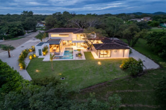 Tropical Chic 6-Bedroom Mansion Located in Exclusive Hacienda Pinilla Community